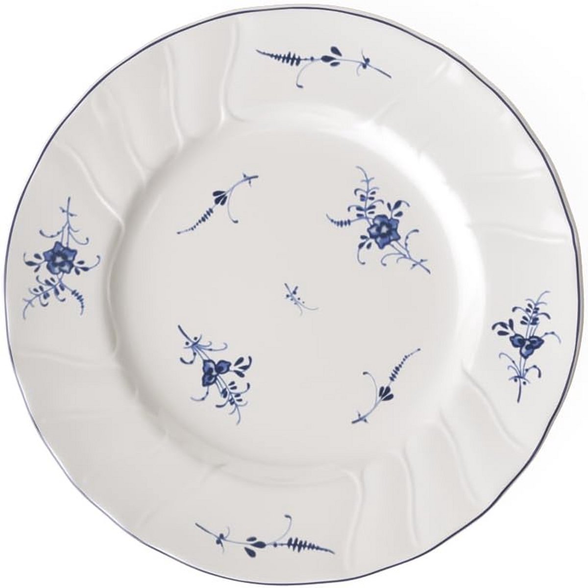 Tijdloos Ontbijtbord Wit Porselein - Elegant Servies voor Ontbijt en Taart