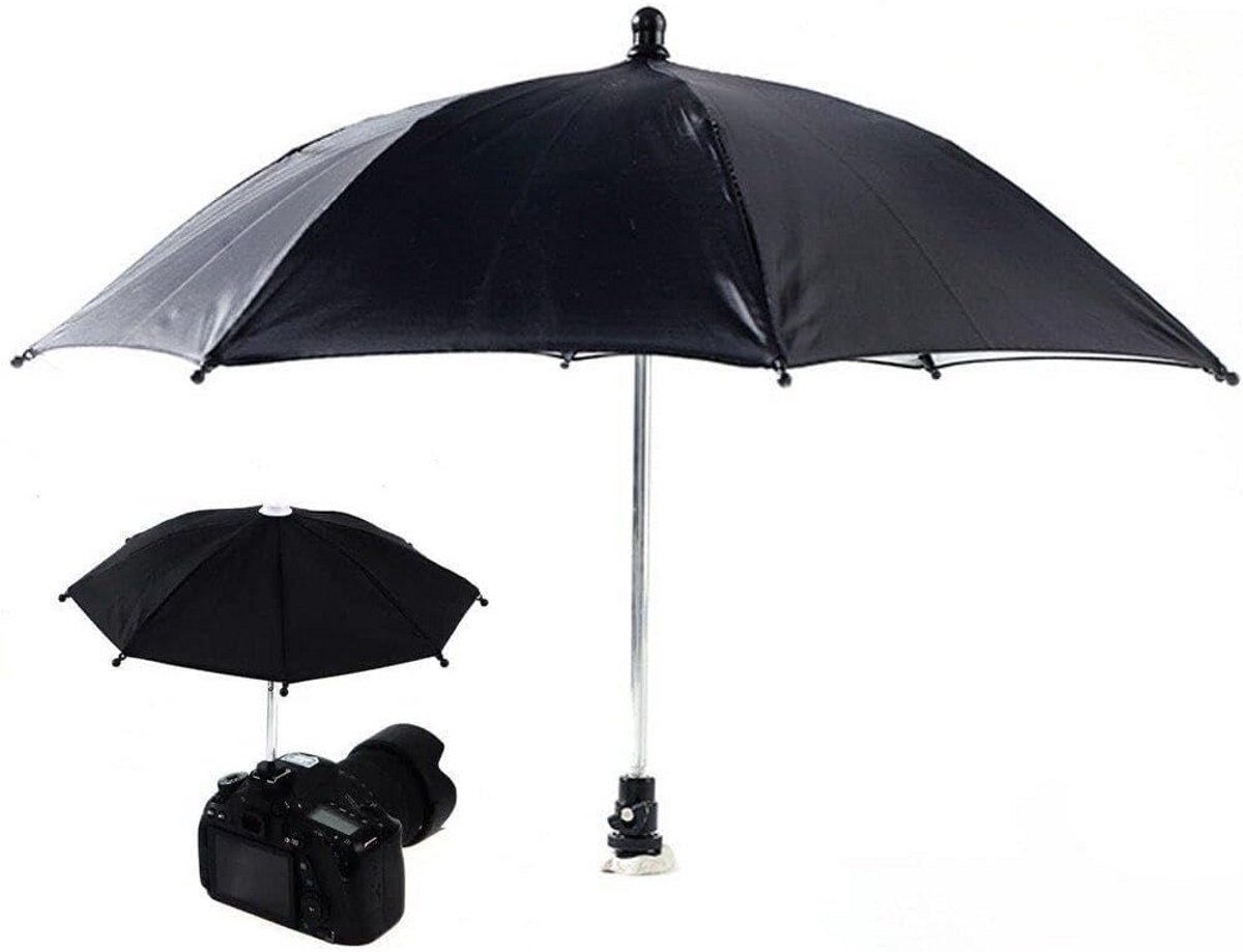 Universele Regen- en Zonnescherm voor Camera Hot Shoe Montage