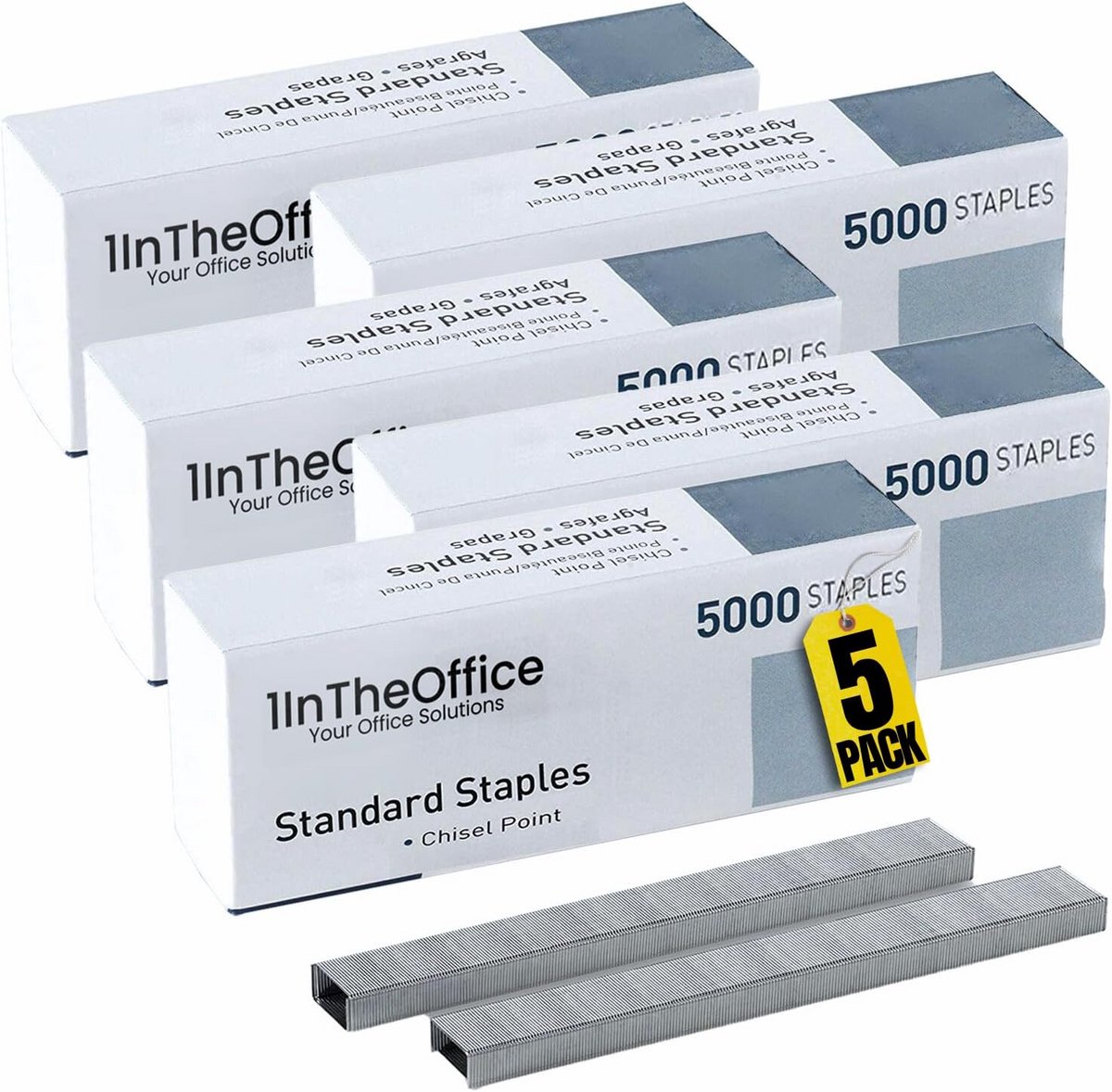 Standaard Nietjes 1/4 Inch - 25.000 Stuks - Vervangende Nietjes voor Nietmachine