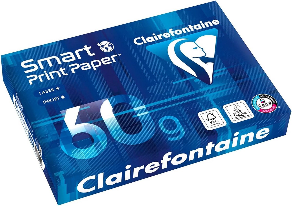 A4 Kopieerpapier 60 Gram Hoge Kwaliteit Wit Ongecoat Papier