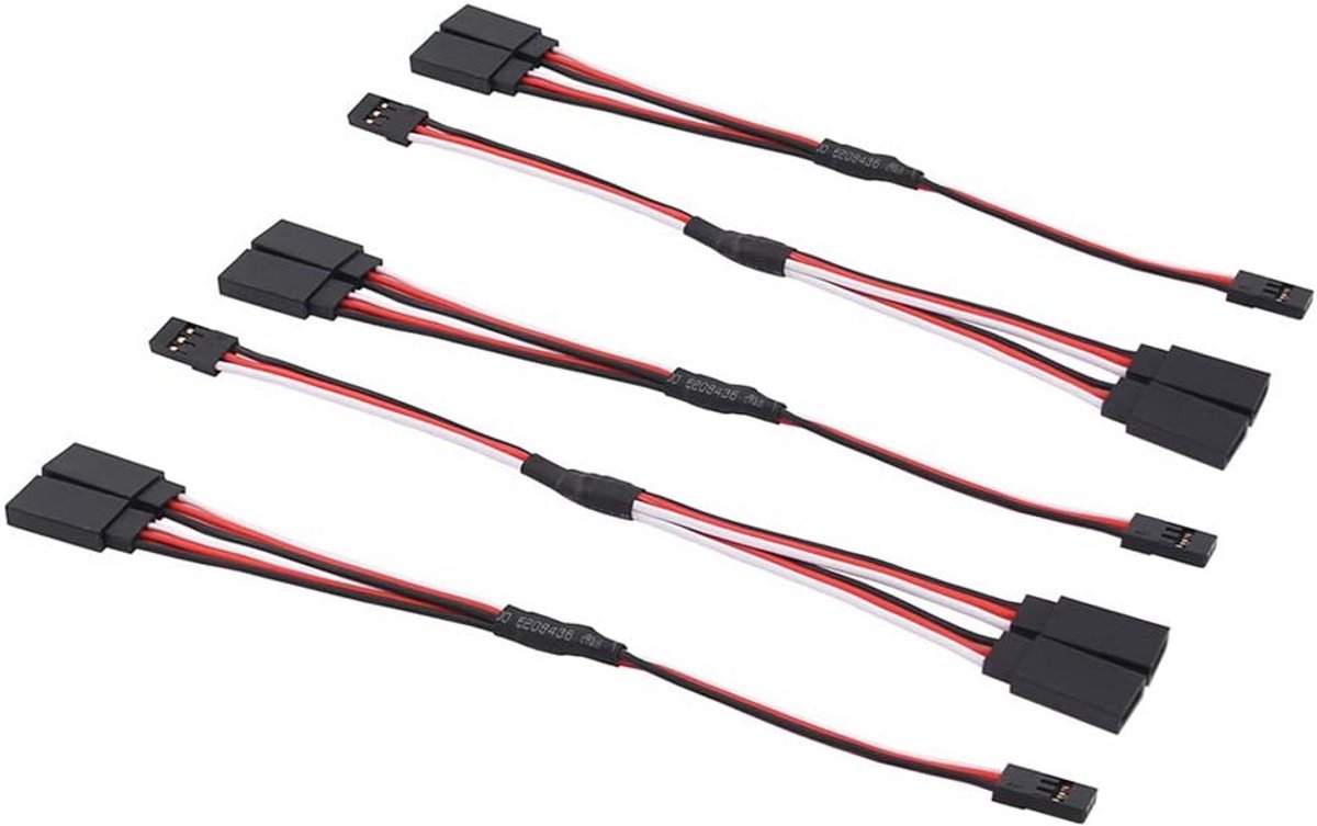 5st 6 Inch/150mm Servo Y Kabel Verlengsnoer Draad 22AWG voor RC Auto Vliegtuig Helicopter