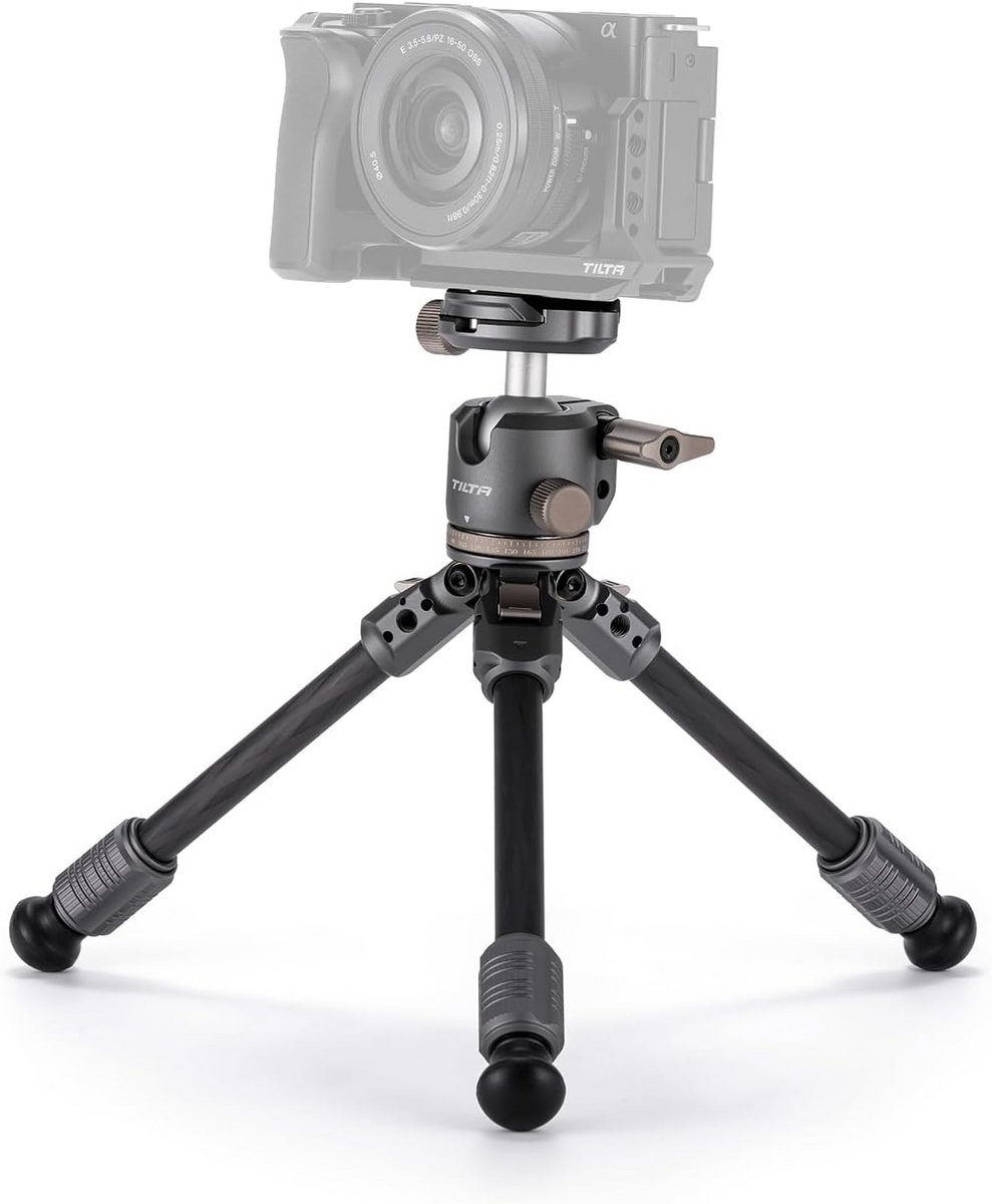 Compact Koolstofvezel Reisstatief met Balhoofd voor Camera's tot 3KG