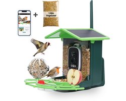Vogelhuisje Met Camera - Vogelhuisje - Vogelvoederhuisje Met Camera – Vogelvoederhuisje - Vogel - AI Vogelherkenning
