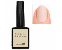 Canni - Matte Topcoat - 10 ml - HEMA-vrij - TPO-vrij - Matte Top coat - Matte Topcoat gellak - Pink gellac - Matte Topcoat gel - Matte Gellak - Matte Gel lak