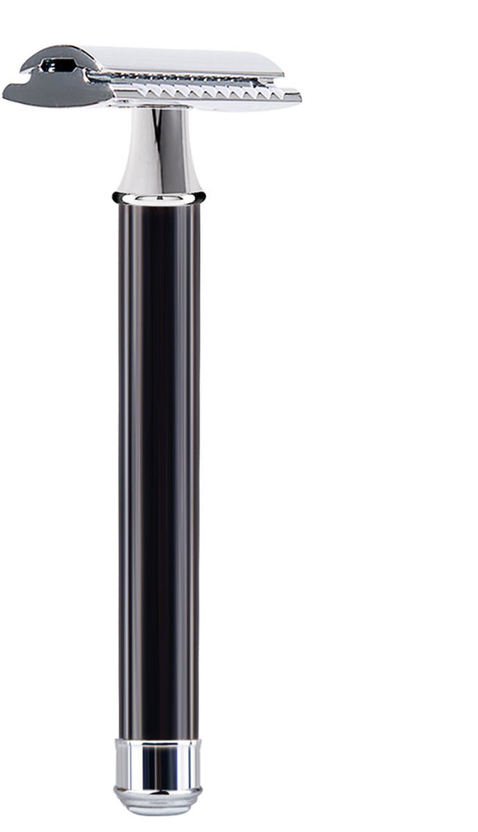 ARAMO® Essentials - Sandelhouten Veiligheidsscheermes (115 mm) met Dubbele Snijkant en RVS Blad.