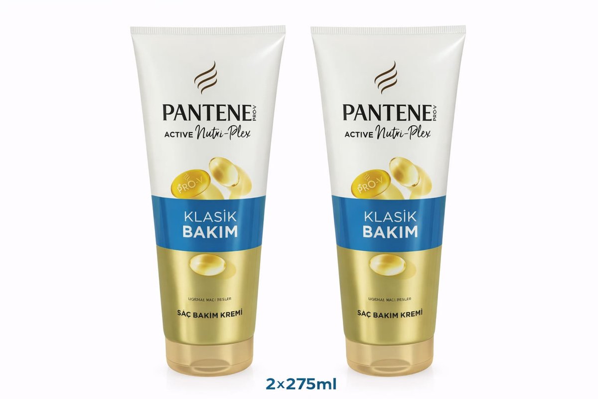 Pantene Pro-V Classic Care Conditioner – 2x275ml – Daily Nourishing Hair Care
