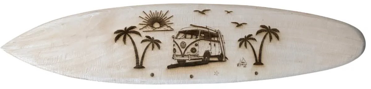 VW Surfbus - Surfplank Surfboard - Decoratie 150cm
