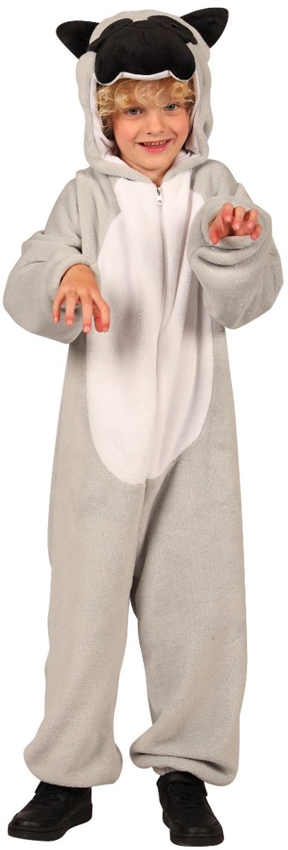 Hondenkostuum baby Unisex Grijs / Zwart Dieren Maat 80