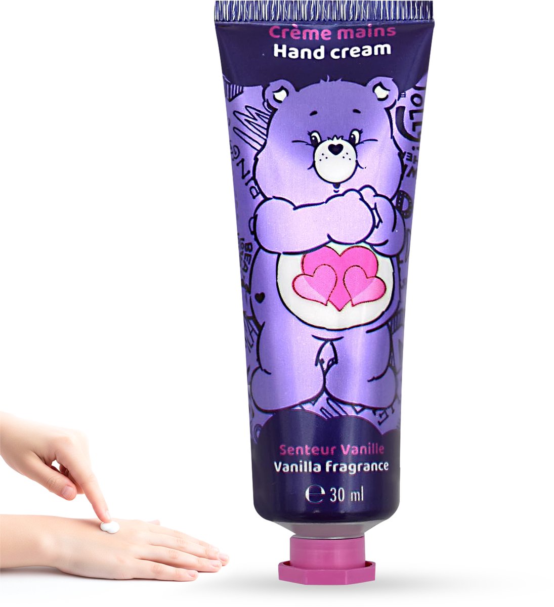 Les Bisounours Handcreme - Hydraterend - Droge Handen - Vanilla - 30ml