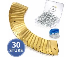 Twenty4seven® Titanium Mesjes voor Robotmaaier - Grasmaaier & Automower - Inc...