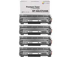 Toners-kopen.nl HP CF244A Toner Zwart 4-pack - 4.000 pagina's totaal - Huismerk Compatible - Geschikt voor HP LaserJet Pro M15 HP LaserJet Pro M15a HP LaserJet Pro…