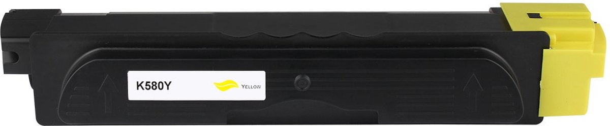 Kyocera TK-580Y - Toner Geel - 2800 pagina's - Huismerk Compatible - Geschikt voor Kyocera FS- P6021 Kyocera FS-C5150DN - K580Y alternatief - Kyocera toner