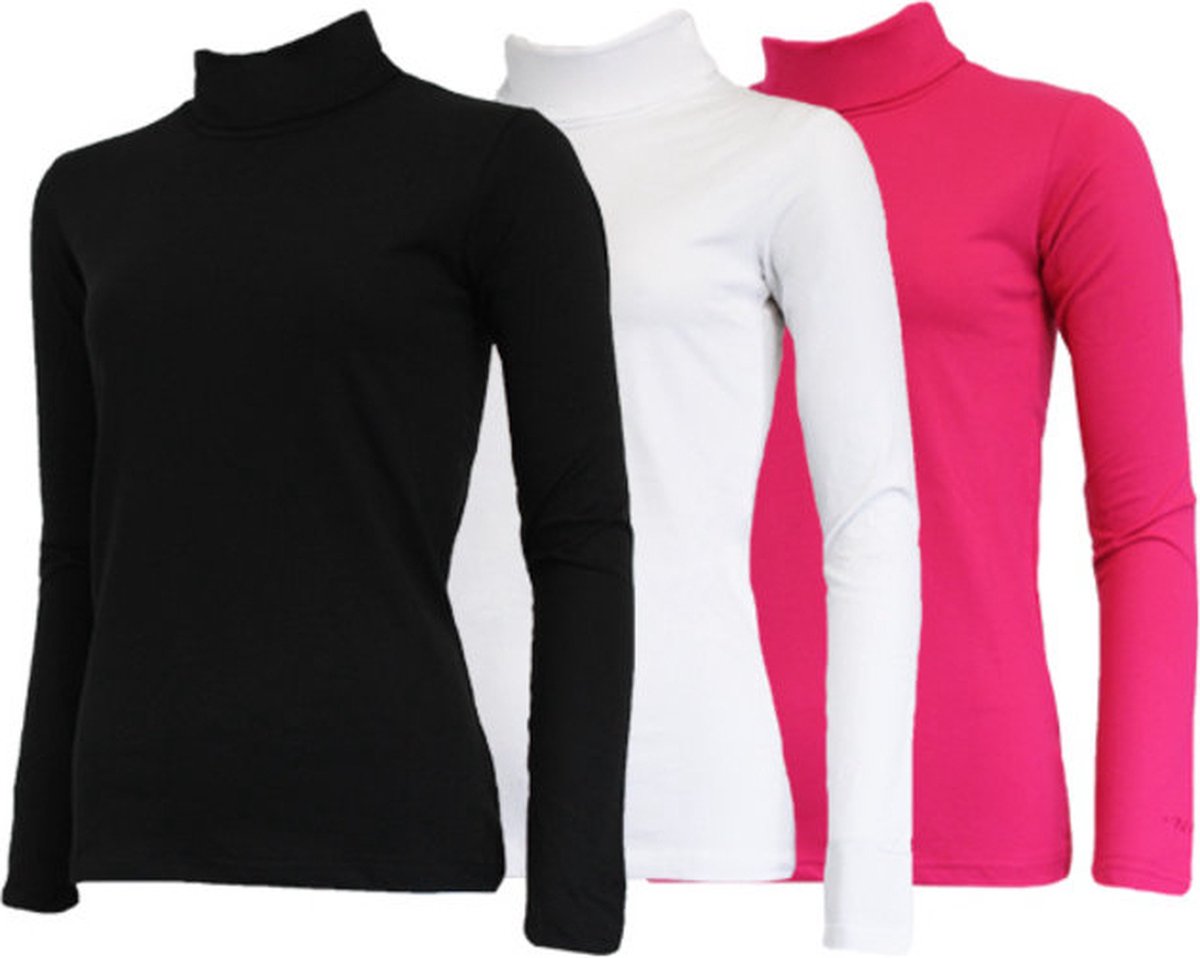3-Pack Campri Skipully Wintersportpully Dames / 1045 3XL Zwart