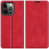 Just in Case Wallet Case Magnetic hoesje voor iPhone 13 Pro - rood