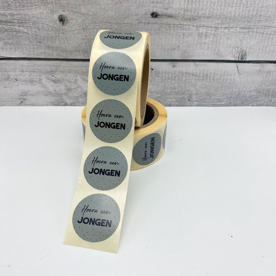 Stickers - Welkom lief stoer meisje - 500 Stuks - Etiketten