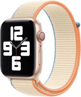 Apple Watch Sport Loop - 44mm - Cream - voor Apple Watch SE/5/6
