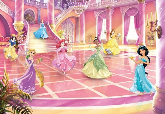 Komar | Disney Princess Glitzerparty | Disney Prinsessen | Fotobehang  368x254cm | bol.com