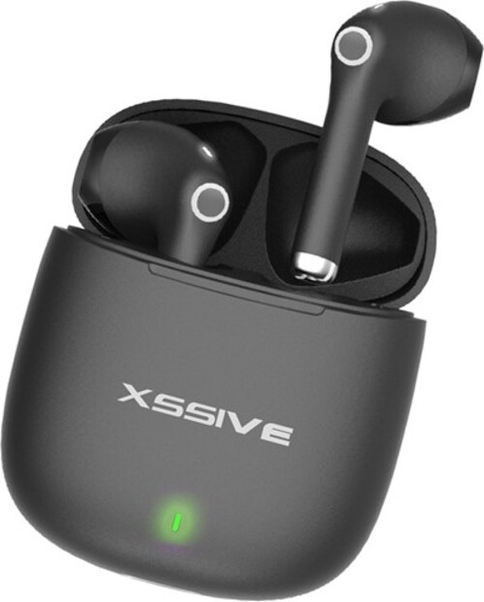 Xssive Wireless Earbuds - Draadloze Oordopjes Met Bluetooth - airpods alternatief - koptelefoons - Sinterklaas Cadeau - Kerst Cadeautje -TWS6 - Zwart