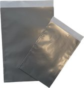 Zilveren Cadeauzakjes Uni Inpakzakjes - 7x13cm