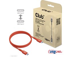 Club 3D USB-C® USB-IF Certified Kabel, Data 480Mb, PD 240W(48V/5A) EPR M/M 4m/13.12ft