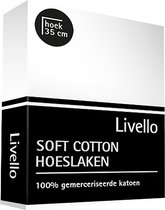 Livello Hoeslaken Soft Cotton White 80x200