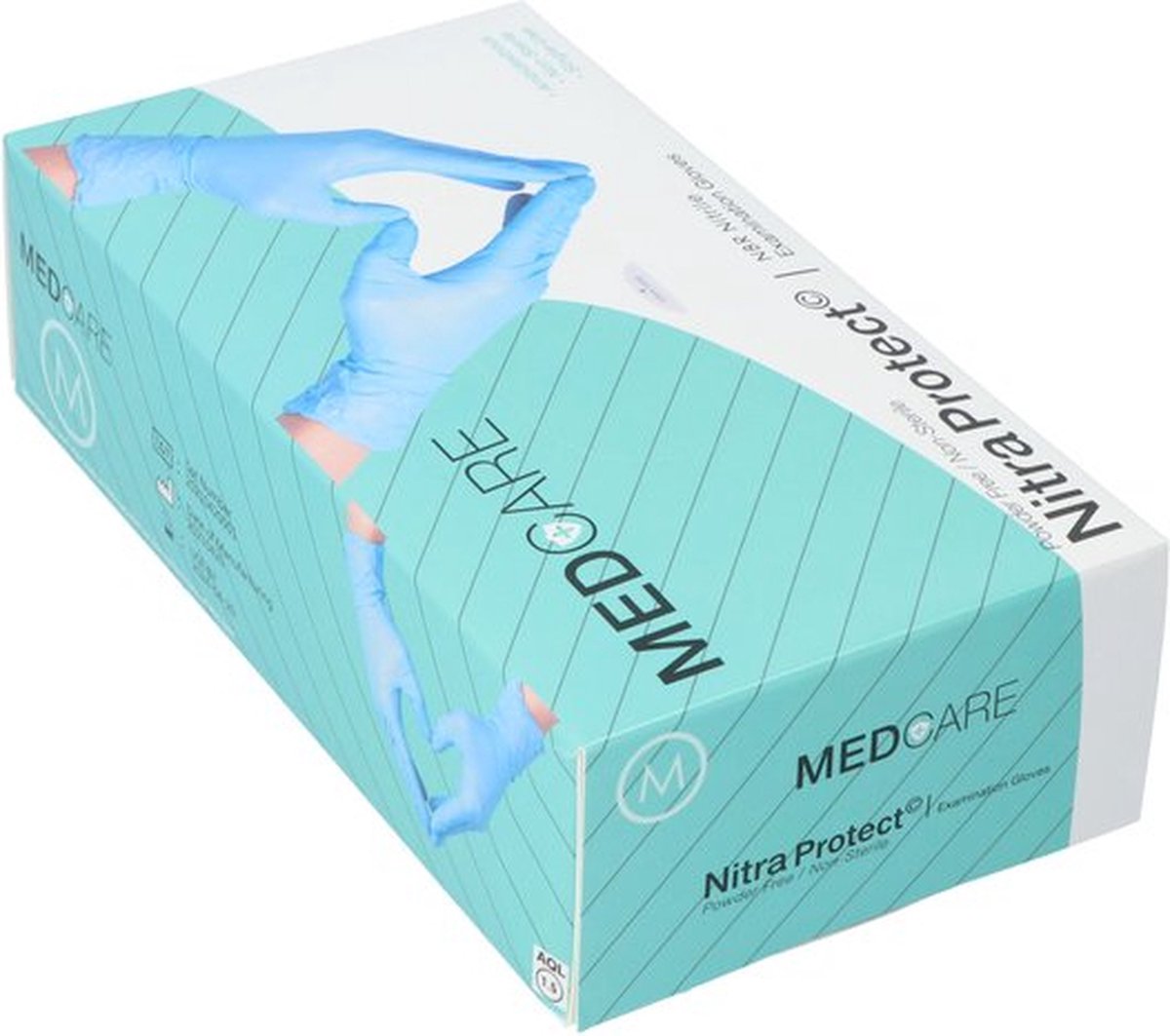 Goedkoopste Medicare handschoen Ongepoederd - Blauw - Medium - (100 stuks