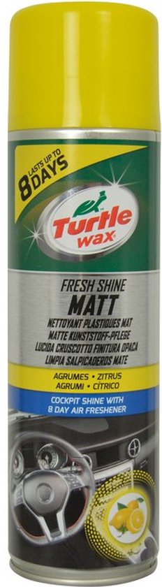 Turtle Wax - Fresh Shine Matt Cockpitspray voor de auto - 500ml cockpitreiniger
