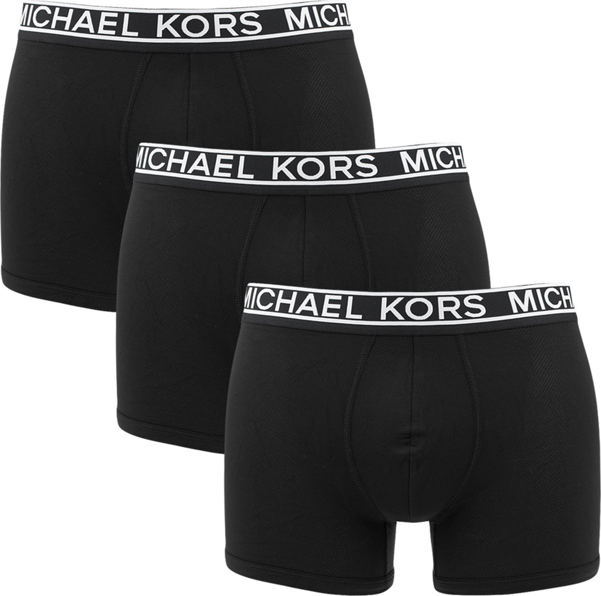 Michael Kors 3P microfiber boxers zwart - M