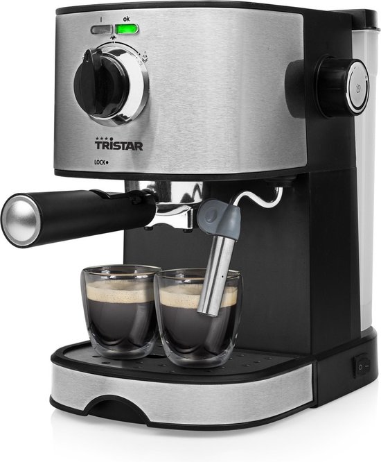 Koffie machine- espressomachine –koffiezetapparaat- espresso apparaat- Met  stoompijpje... | bol.com