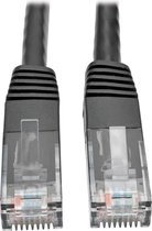 Tripp-Lite N200-005-BK Premium Cat5/5e/6 Gigabit Molded Patch Cable, 24 AWG, 550 MHz/1 Gbps (RJ45 M/M), Black, 5 ft. TrippLite