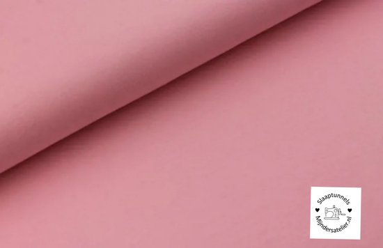 Mijnders Atelier slaaptunnel - Laken - Roze - Voor matrasbreedte 70 cm - Peuterbedje