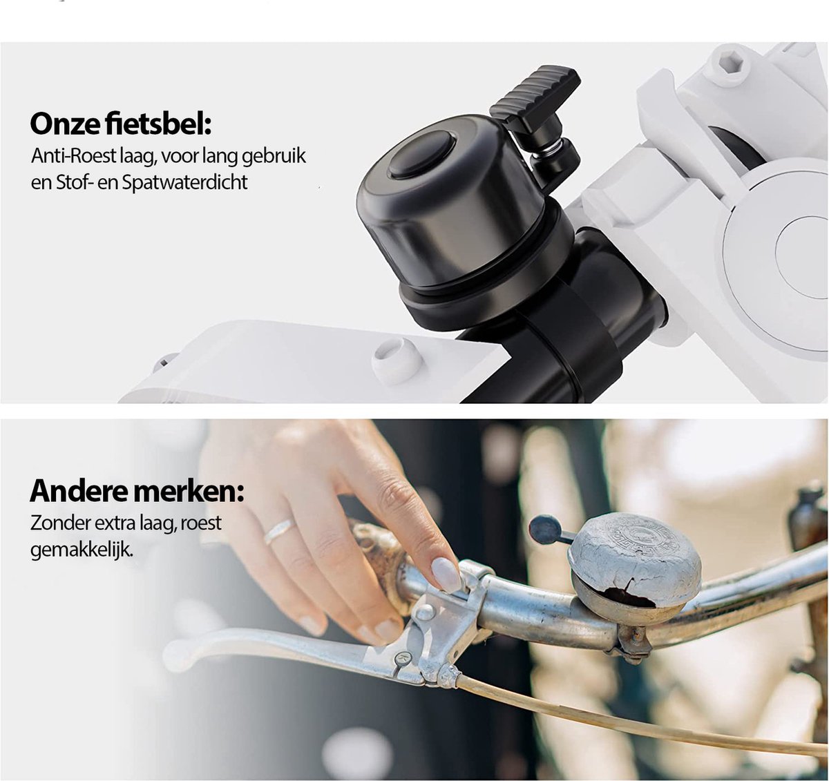 Consumerce® Premium Fietsbel Geschikt voor Apple AirTag Fiets GPS