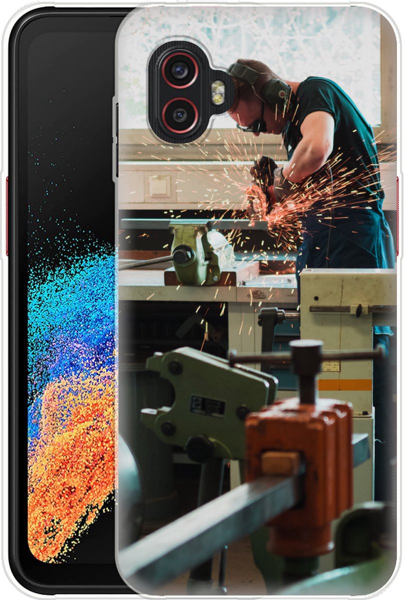 TPU Back Cover Hoesje Maken voor de Samsung Galaxy Xcover 6 Pro