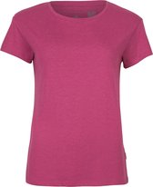 O'Neill T-Shirt Women Essentials t-shirt Fuchsia Red S - Fuchsia Red 60% Cotton, 40% Recycled Polyester Round Neck
