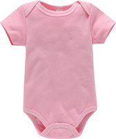 baby jumpsuit korte mouw tas scheet jurkje roze rood(6M)
