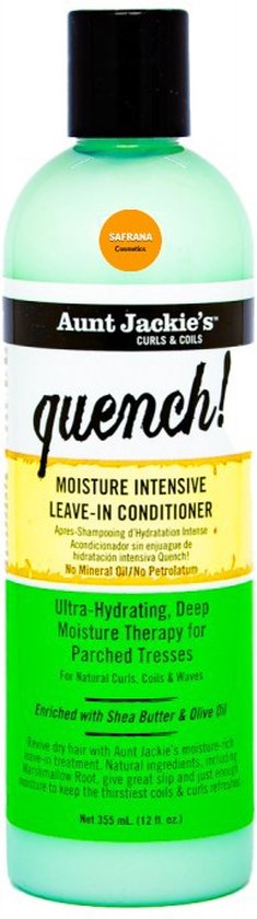 Aunt Jackies Curls & Coils Quench Moisture Intensive Leave in Conditioner - 355 ml - Aunt Jackies