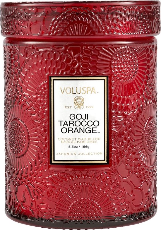 Voluspa - Small jar - Goji Tarocco Orange - Geurkaars - Rood