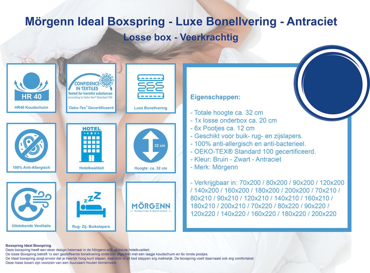 Mörgenn Mörgenn Ideal Losse Boxspring - afbeelding 2