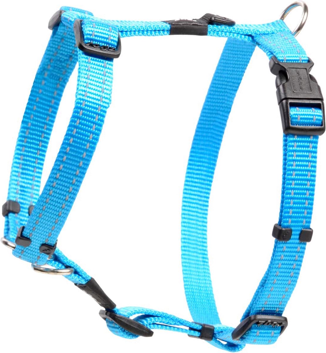 Rogz Utility Tuig Turquoise - Hondenharnas - M 32-52x1.6 Cm