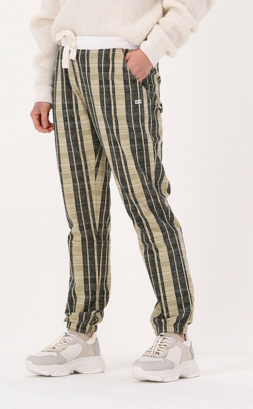 toelage volume String string 10days Cropped Jogger Check Broeken & Jumpsuits Dames - Jeans - Broekpak -  Grijs - Maat XS | bol.com