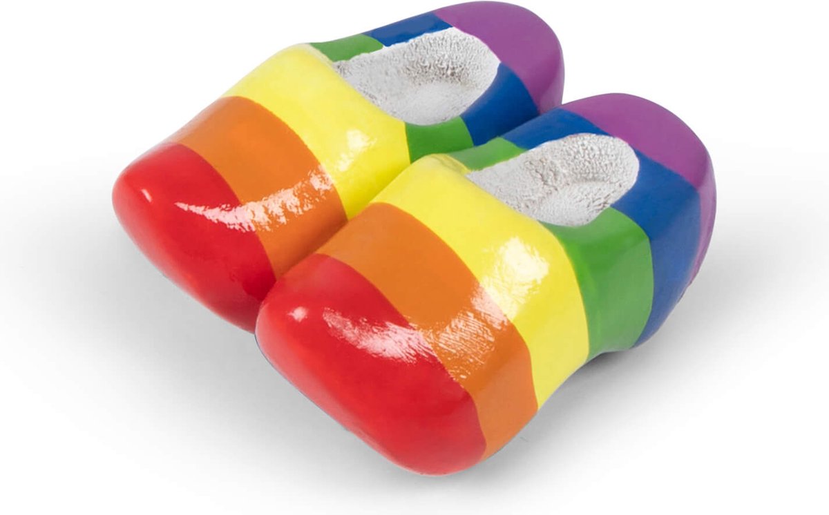 ALLPRIDE LGBTQIA pride regenboog magneet klompjes