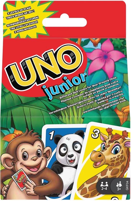 Afbeelding van het spel UNO Junior - Mattel Games - Engelstalig Kaartspel