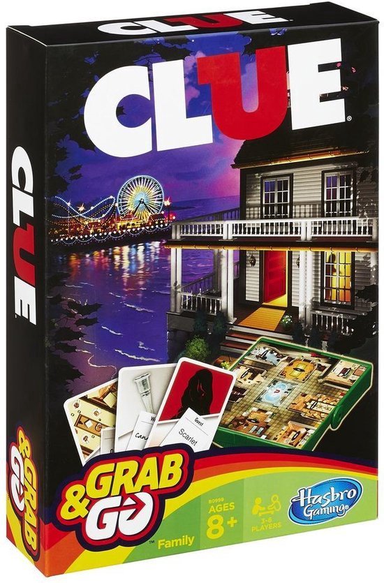 Thumbnail van een extra afbeelding van het spel Cluedo - Reisspel