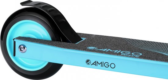 AMIGO Wave Stuntstep - Voor jongens en meisjes vanaf 6 jaar - Zwart/Blauw - Amigo