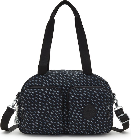 Kipling COOL DEFEA Middelgrote schoudertas, Signature Emb (Zwart Kipling COOL DEFEA Middelgrote schoudertas, Signature Emb (Zwart