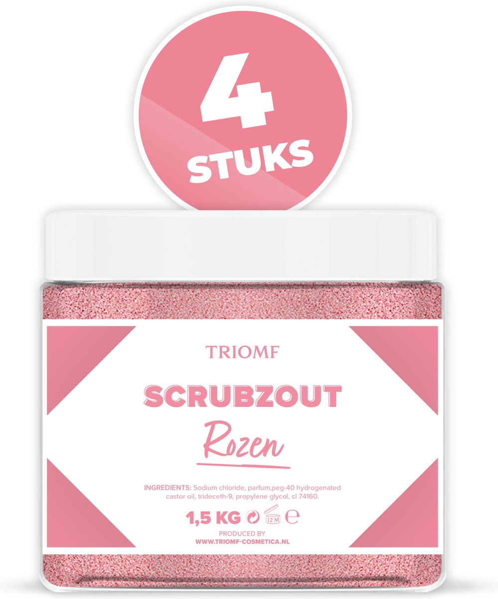 Scrubzout - Rozen - 4 Potten - 1,5 kg