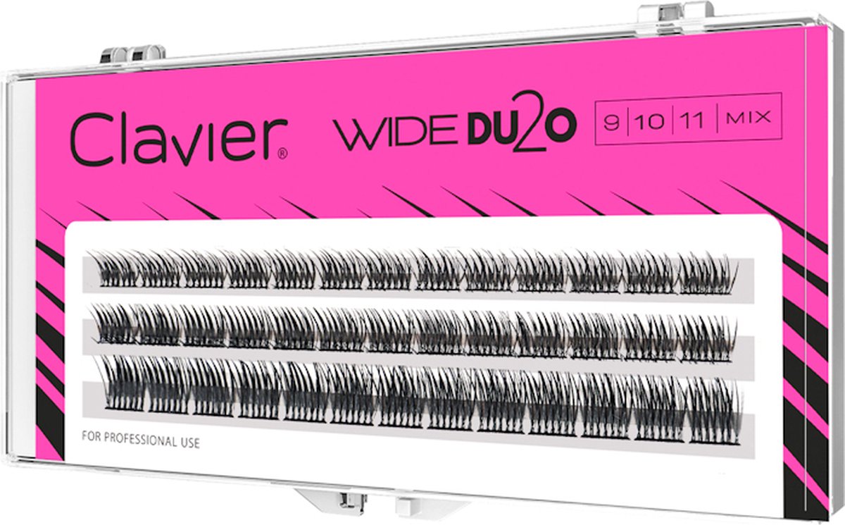 Clavier DU2O WIDE Wimperextensions - 9/10/11mm MIX