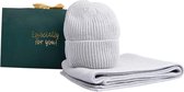 Giftbox Classic Men Beanie and Scarf