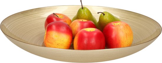 Lampenkap bamboe gelakt - naturel - 34 cm