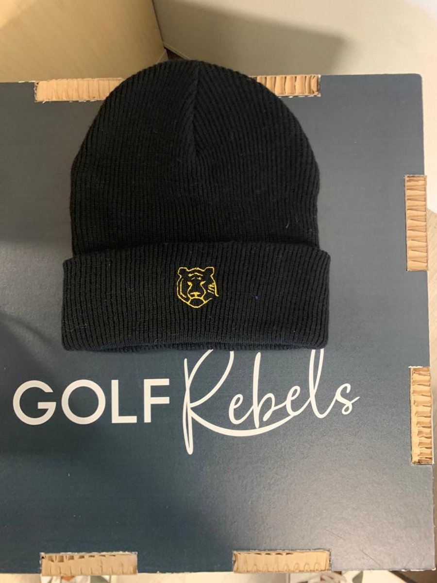 GOLFREBELS BEANIE LONG - BLACK